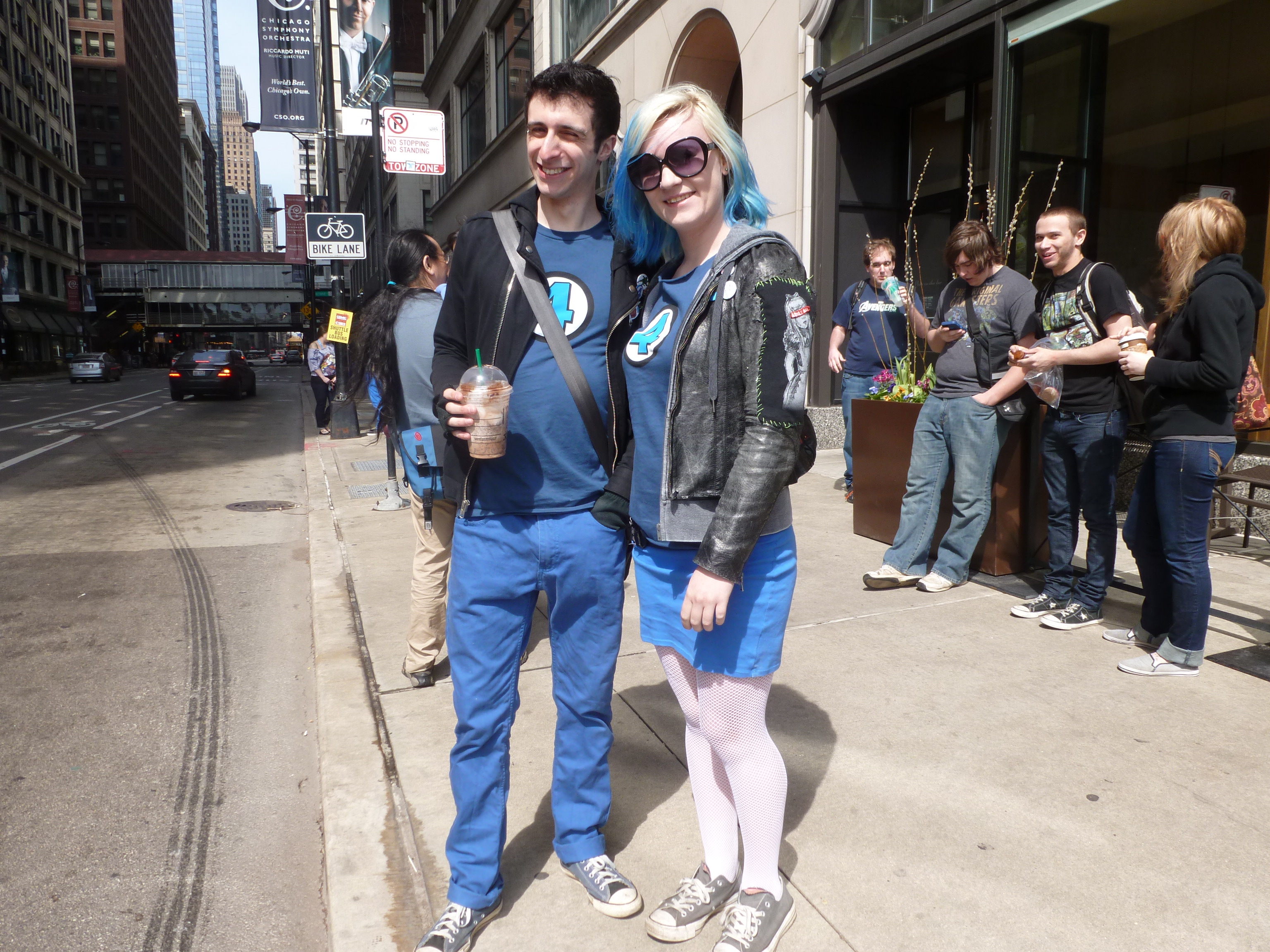 Comic Con attendees.